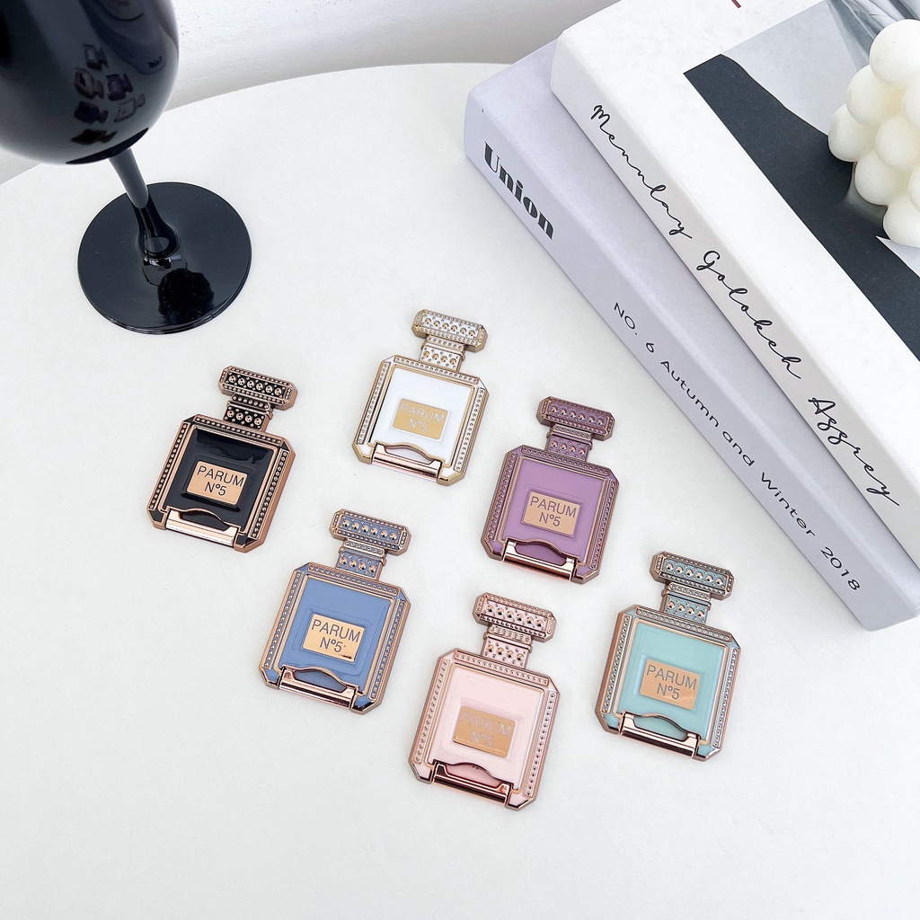 Giá Đỡ Điện Thoại / Chai Nước Hoa Mini Đa Năng Họa Tiết Hoạt Hình Dễ Thương