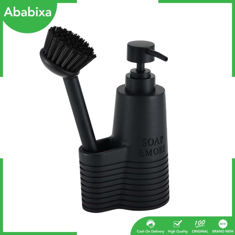 Giá Đỡ Cọ Rửa Chén / Xà Phòng Có Ngăn Đựng Xà Phòng Màu Đen Dễ Sử Dụng Hàng Ngày