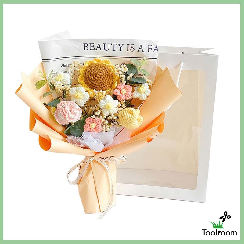 Bó Hoa Đan Móc Trang Trí Nhà Cửa / Tiệc Cưới DIY