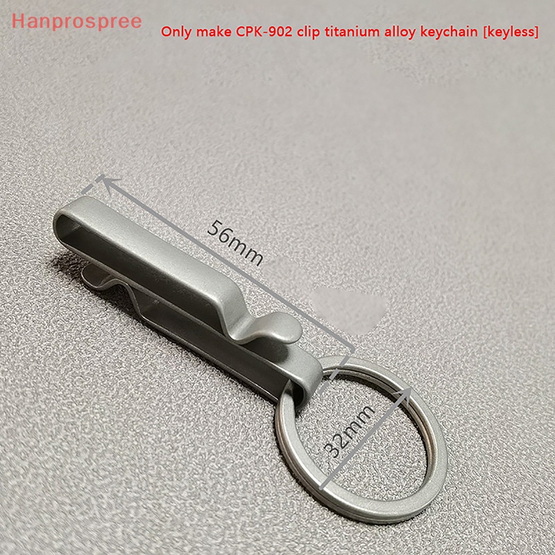 Móc Chìa Khóa Bằng Hợp Kim Titan Chất Lượng Cao