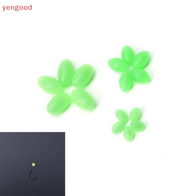 Set 100 Hạt Phát Sáng Hình Oval 5mm / 8mm / 10mm