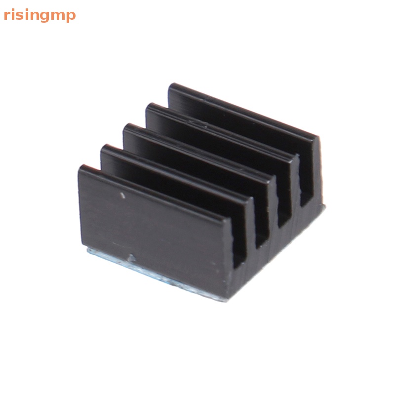 Set 10 Tấm Tản Nhiệt Làm Mát Bằng Nhôm Màu Đen Kích Thước 8.8x8.8x5mm