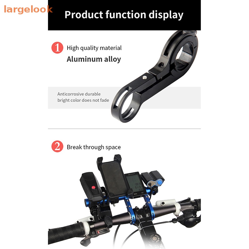 Giá Đỡ Đèn Pha Xe Đạp Leo Núi Bằng Hợp Kim Sợi Carbon