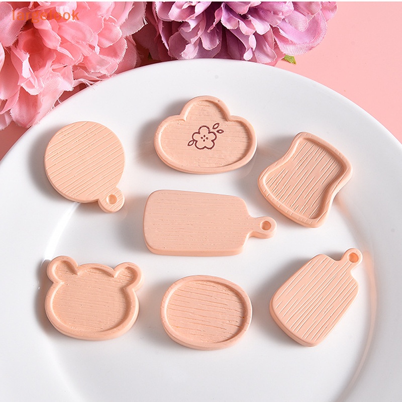 Set 4 Khay Đựng Thức Ăn Đồ Dùng Nhà Búp Bê Kiểu Dáng Hoạt Hình Dễ Thương