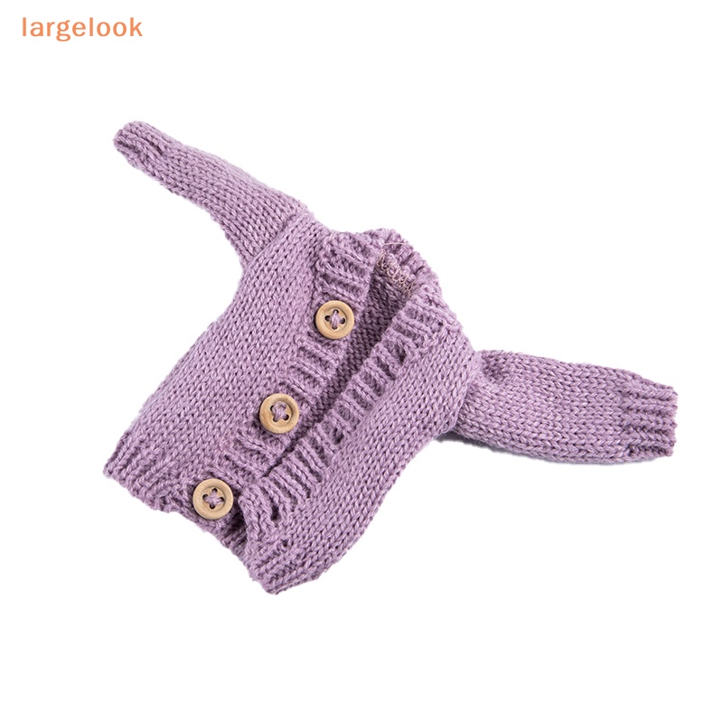 Áo Khoác Dệt Kim Giữ Ấm Cho Búp Bê 26-30cm Tỉ Lệ 1 / 6