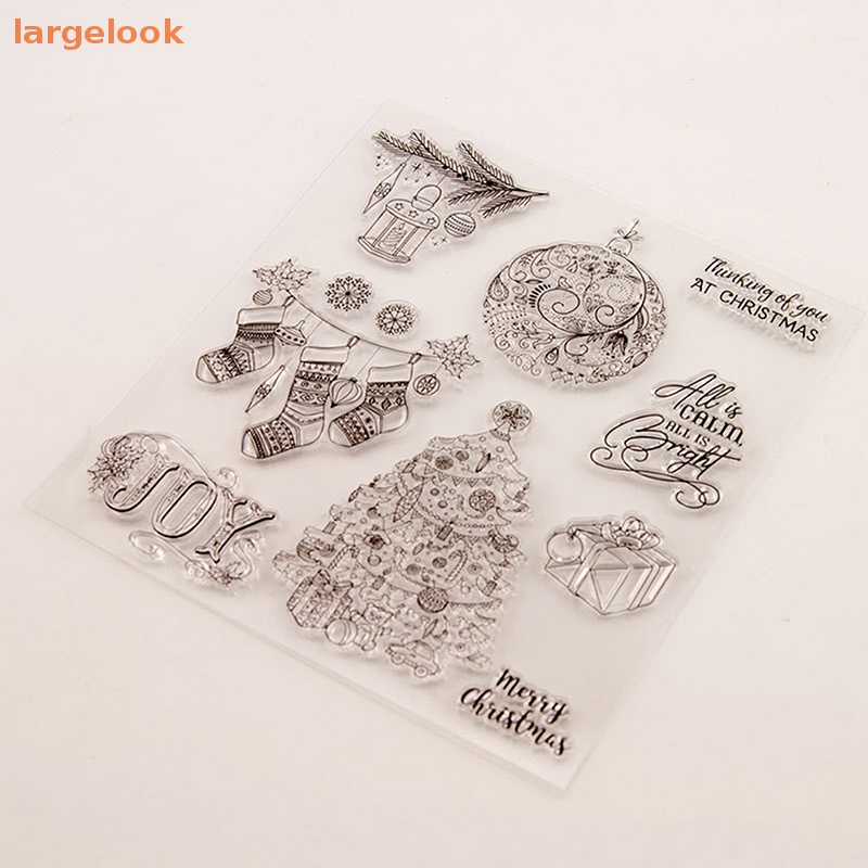 Tem Đóng Dấu Bằng Silicon Cao Su Trong Suốt Dùng Trang Trí Sổ Tay DIY