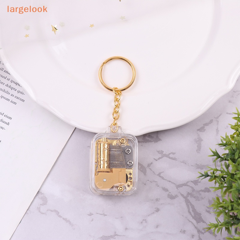 1 Móc Khóa Hình Vuông Mini Mạ Vàng