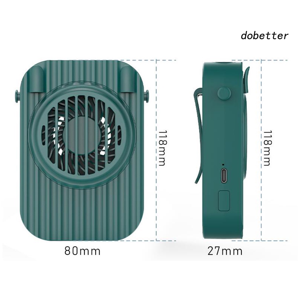 Quạt Làm Mát Bỏ Túi Bằng ABS Tiết Kiệm Năng Lượng Cho Văn Phòng / Ngoài Trời