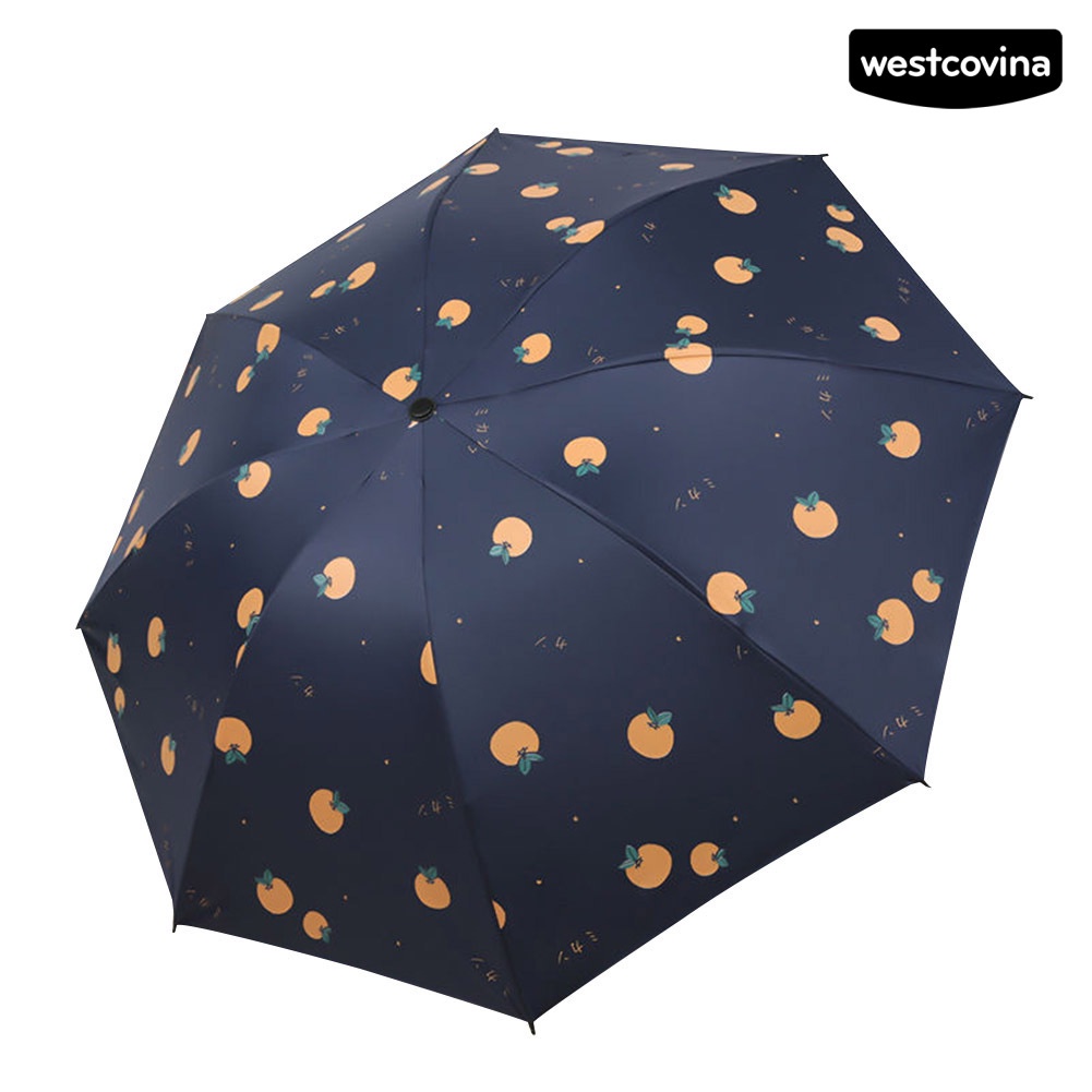 [COD]☁Dù Gấp Chống Tia UV Chống Thấm Nước Họa Tiết Cà Rốt Dễ Thương