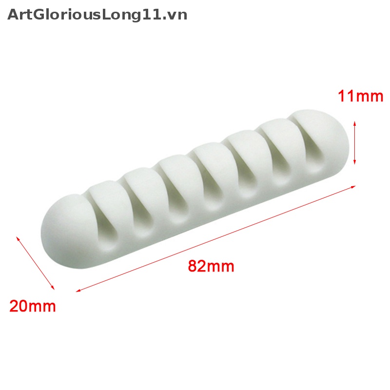 Kẹp Giữ Dây Cáp / Tai Nghe Bằng Silicon Tiện Dụng