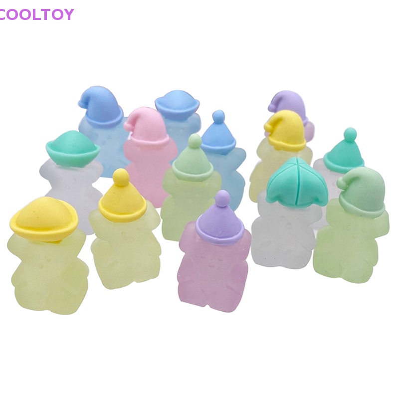 Cooltoy Set 2 Đồ trang trí Gấu Hoạt Hình Phát Sáng Trang Trí Tiểu Cảnh / Nhà Búp Bê