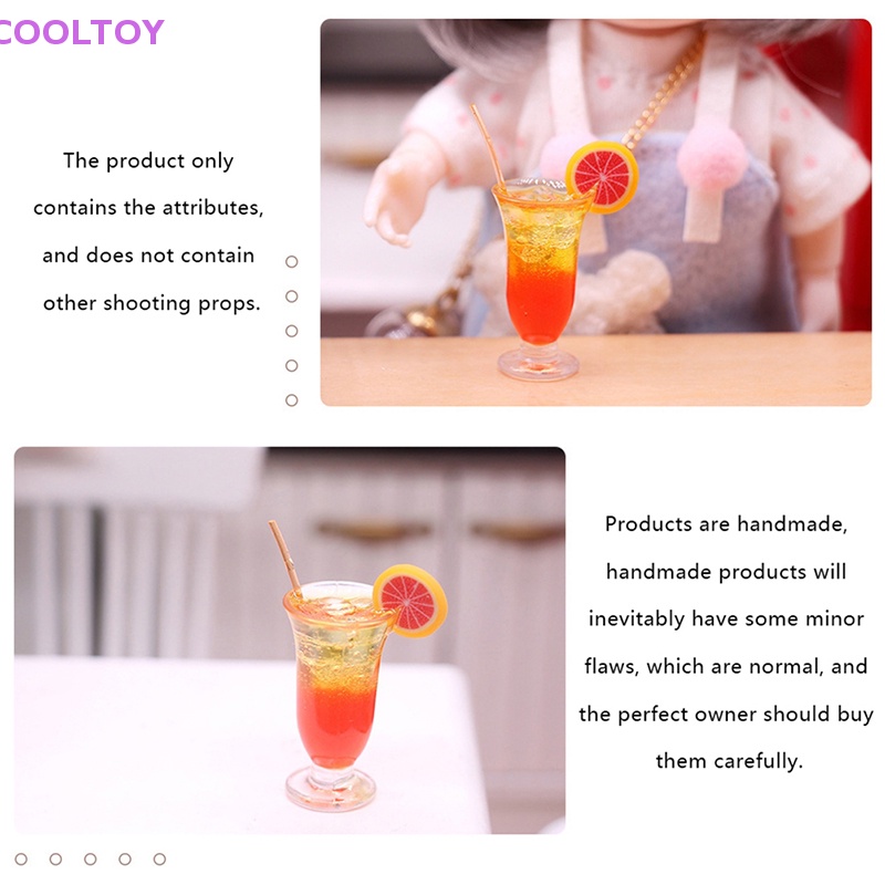 Cooltoy 1 Ly Cocktail Mini 1: 12 Trang Trí Tiểu Cảnh Nhà Búp Bê