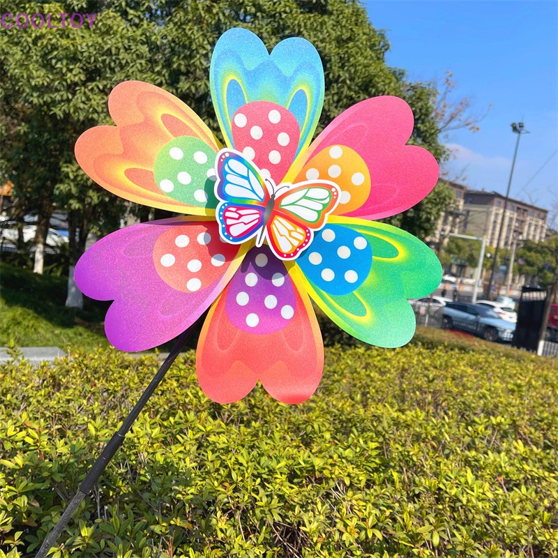 Cooltoy 1 Ghim Cài Áo Hình Hoa Hướng Dương / Bướm Đính Kim Sa Nhiều Màu Sắc