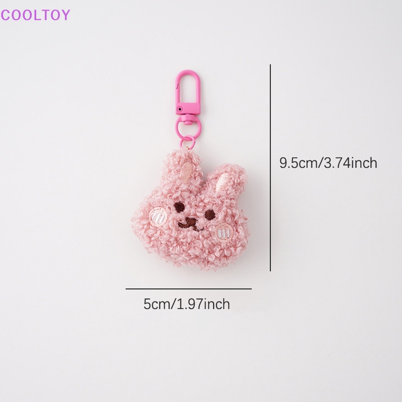 Móc Khóa Hình Thỏ Nhồi Bông Dễ Thương Sáng Tạo