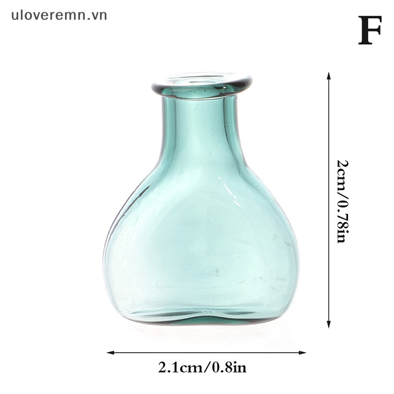 1 Bình Hoa Thủy Tinh Mini Tỉ Lệ 1: 12 Trang Trí Nhà Búp Bê