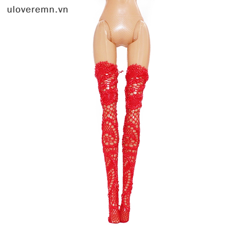 Uloveremn Quần Tất Lưới Lụa Co Giãn Mini Thời Trang Cho Búp Bê