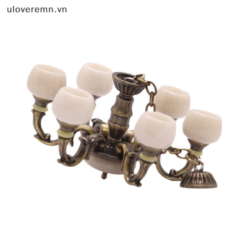 1 Mô Hình Đèn Trang Trí Nhà Búp Bê Phong Cách Vintage