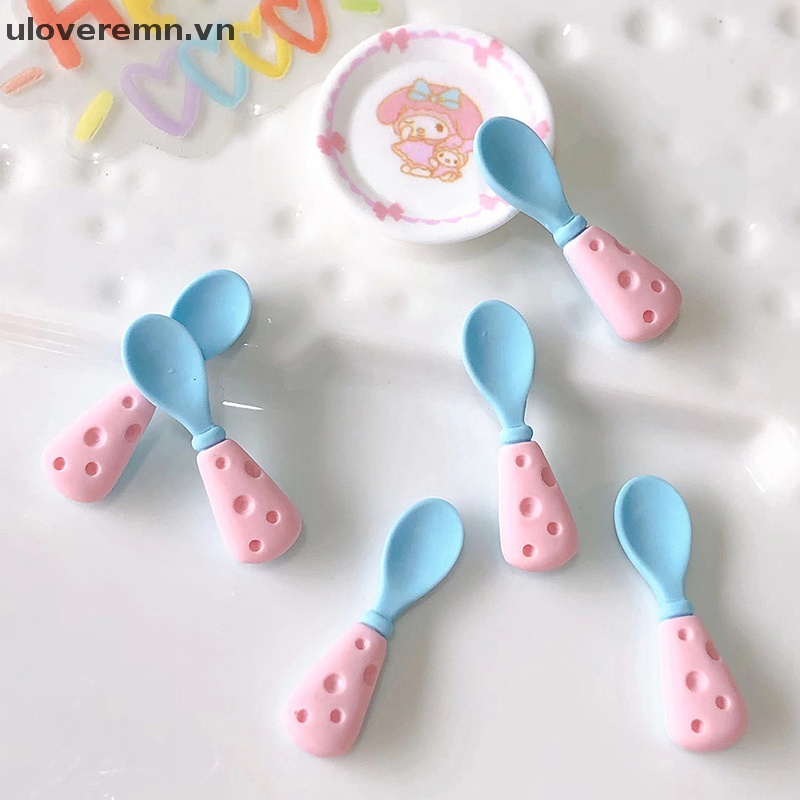 Set 10 Muỗng Mini Trang Trí Nhà Búp Bê