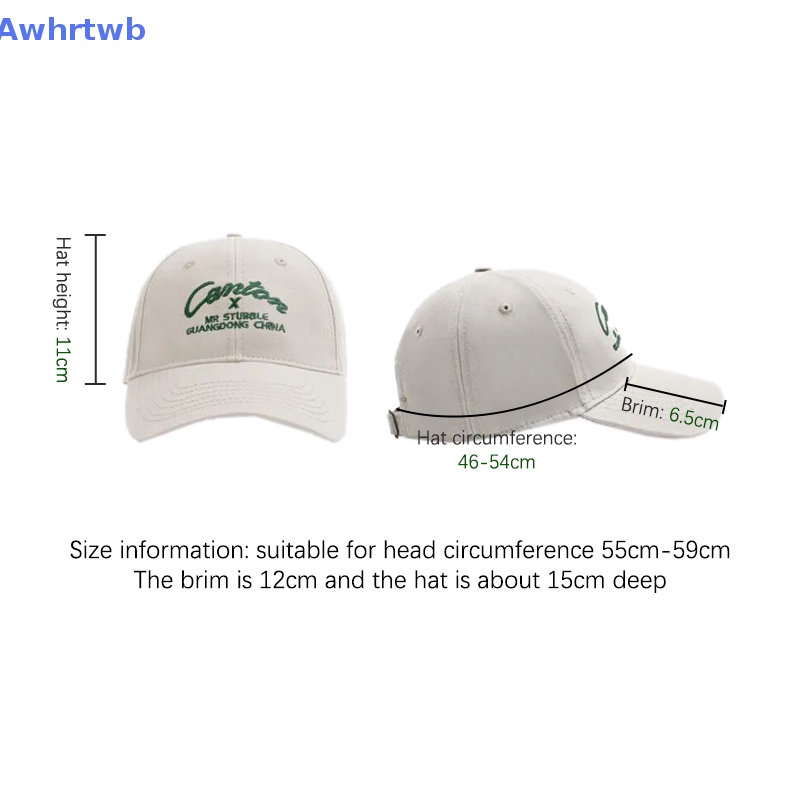 Mũ Lưỡi Trai Chống Nắng Vành Rộng Mềm Mại In Chữ Phong Cách Hàn Quốc Thời Trang Mùa Hè Mới