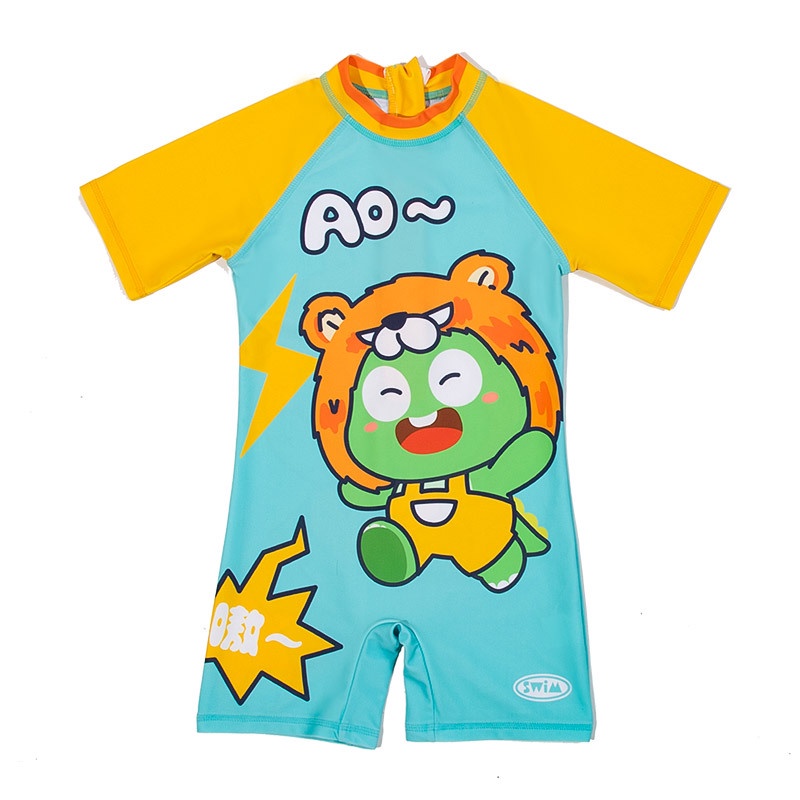 Bộ Đồ Bơi Một Mảnh Mau Khô In Họa Tiết Khủng Long Hoạt Hình Thời Trang Mùa Xuân 2023 Dành Cho Bé Trai