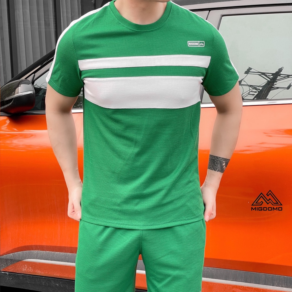 Set quần áo mùa hè CENCI bộ thể thao nam chuẩn dáng  - Mã BD1314