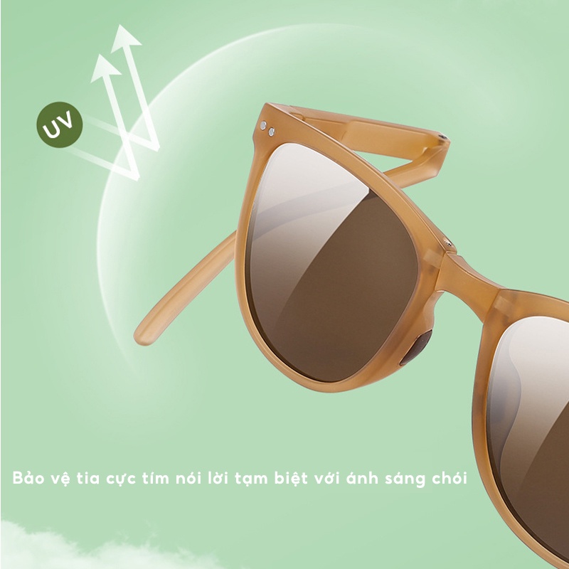 Charmray Kính Mát Phân Cực Chống Tia Uv400 Thời Trang Cho Bé TR90
