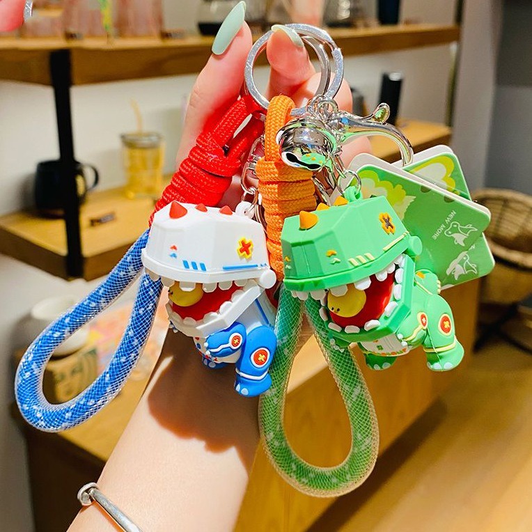 Móc Khóa Khủng Long Hoạt Hình Dễ Thương