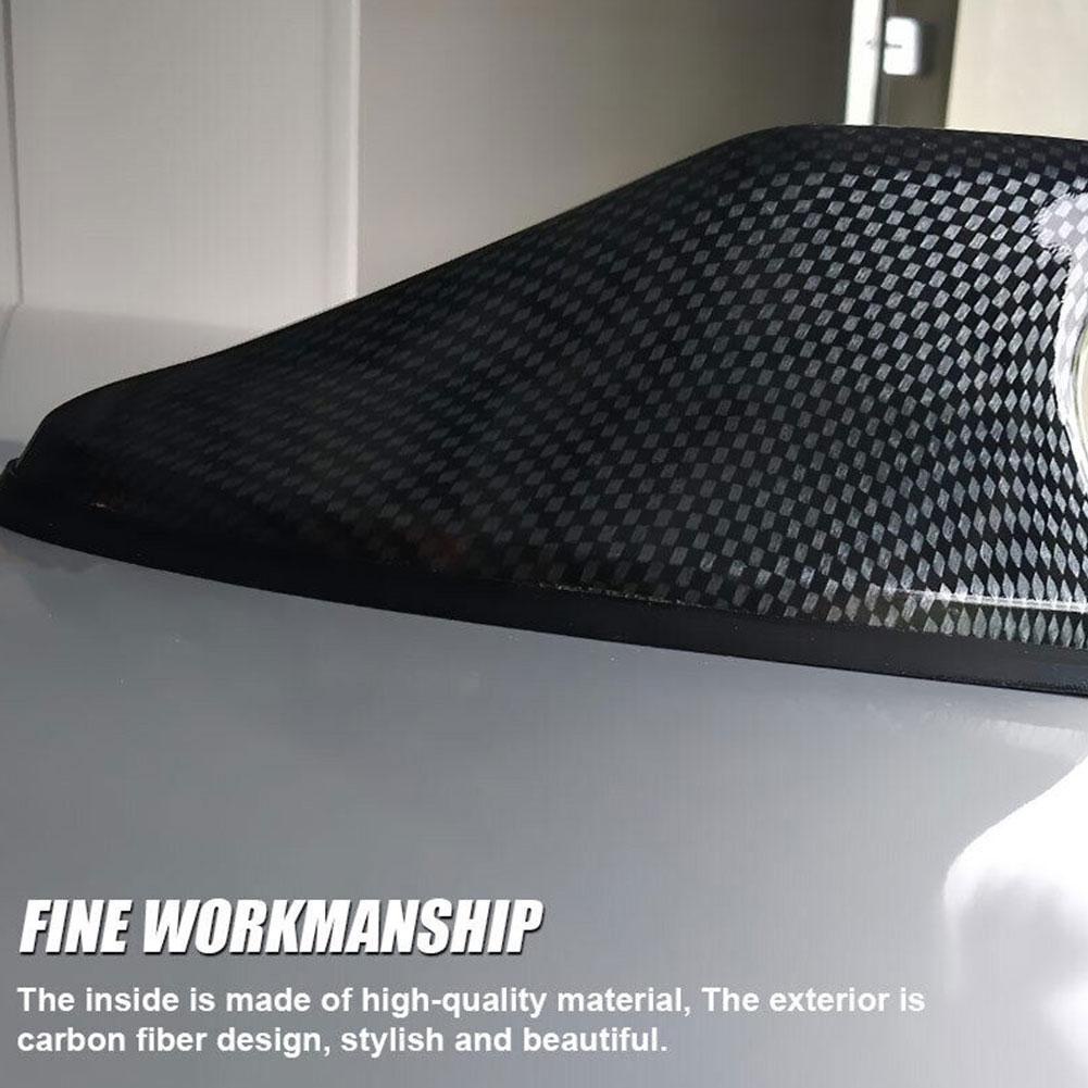 Ăng Ten Vây Cá Mập Bằng Sợi Carbon Gắn Nóc Xe Hơi F5X5