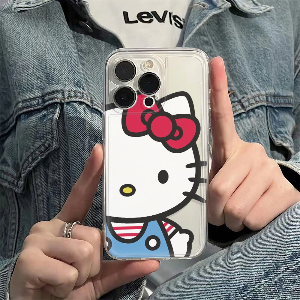 ✅Ốp Điện Thoại Mềm Chống Sốc Hình Hello Kitty Cho Iphone 6In13 14pro 7811iPhone12max BZ6W