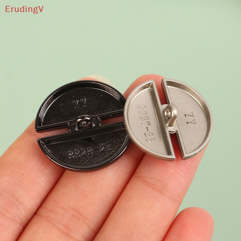 Set 5 Nút Tròn Kim Loại 20mm / 23mm / 25mm / 30mm Chuyên Dụng Cho May Vá DIY