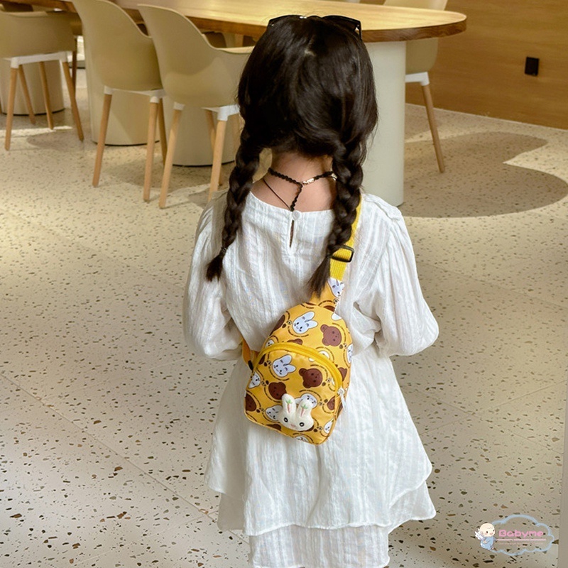 Túi Đeo Chéo Ngực Nhỏ Họa Tiết Hoạt Hình Tinh Tế Cho Bé Gái