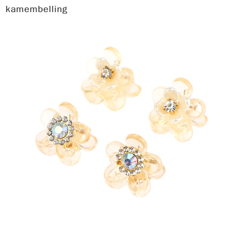 Set 10 Kẹp Tóc Hình Bông Hoa Mini Dễ Thương