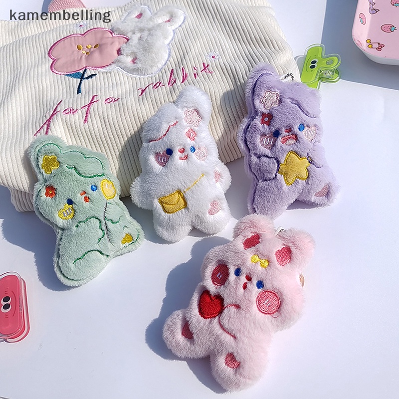 Móc Khóa Hình Thỏ Nhồi Bông Dễ Thương