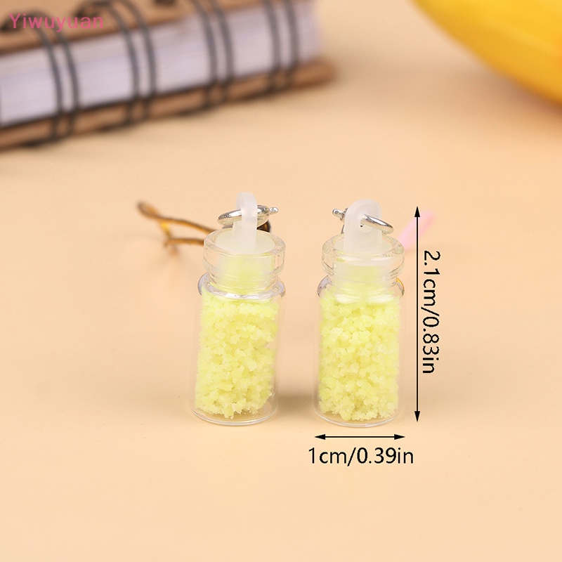 1 / 5 Bình Sữa Dạ Quang Mini Bằng Nhựa Resin Trang Trí Xe Hơi / Điện Thoại DIY Mới