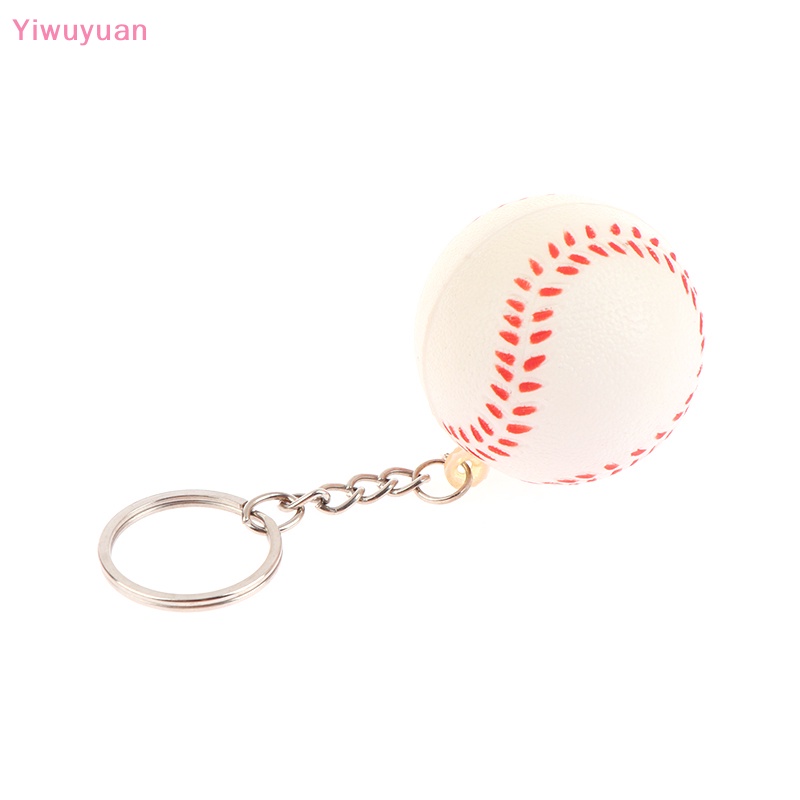 < Yiwuyuan > Móc Chìa Khóa Xe Hơi Bóng Chày Bóng Đá Thể Thao Mới