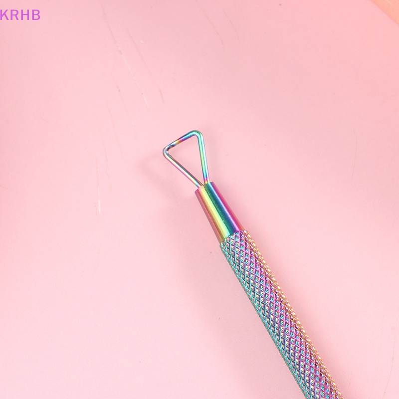 1 Dụng Cụ Hai Đầu Bằng Thép Không Gỉ Chuyên Dụng Trang Trí Móng Nghệ Thuật Mới