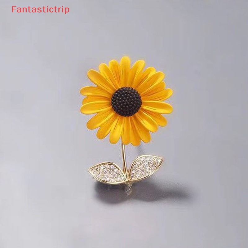 Ghim Cài Áo Hình Hoa Hướng Dương Sáng Tạo Thời Trang Cho Nữ Mới