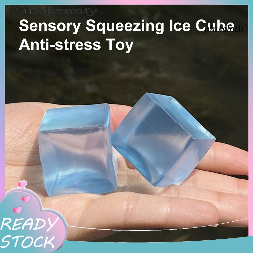 Set 10 Đồ Chơi Mềm Dẻo Giảm Căng Thẳng Hình Khối Vuông