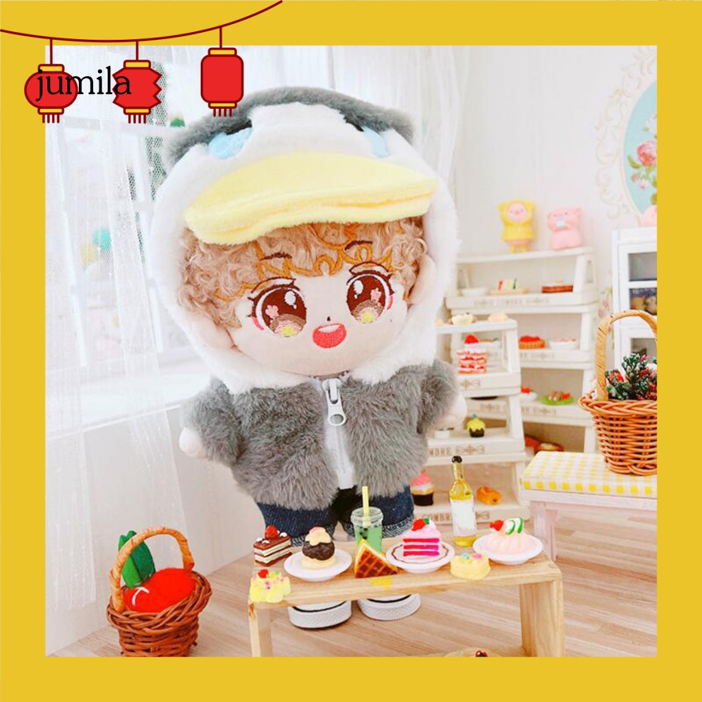 Áo Khoác Vải Canvas Hình Vịt Dễ Phối Đồ Cho Búp Bê