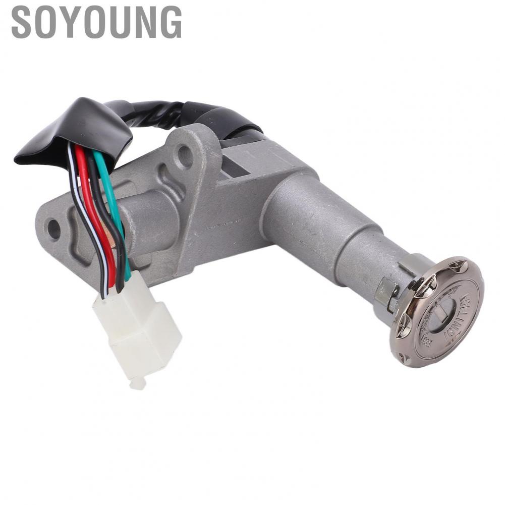 Soyoung Motorcycle Parts Ignition Switch Key Set High Performance for GY6 4 Stroke 150cc Scooter Moped