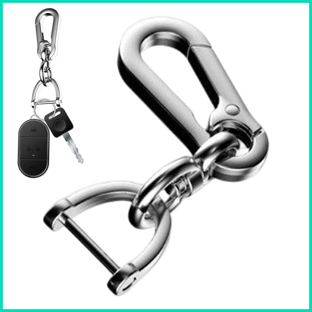 Móc Khóa Hình Móng Ngựa Bằng Thép Không Gỉ Tháo Gỡ Nhanh Chống Thất Lạc