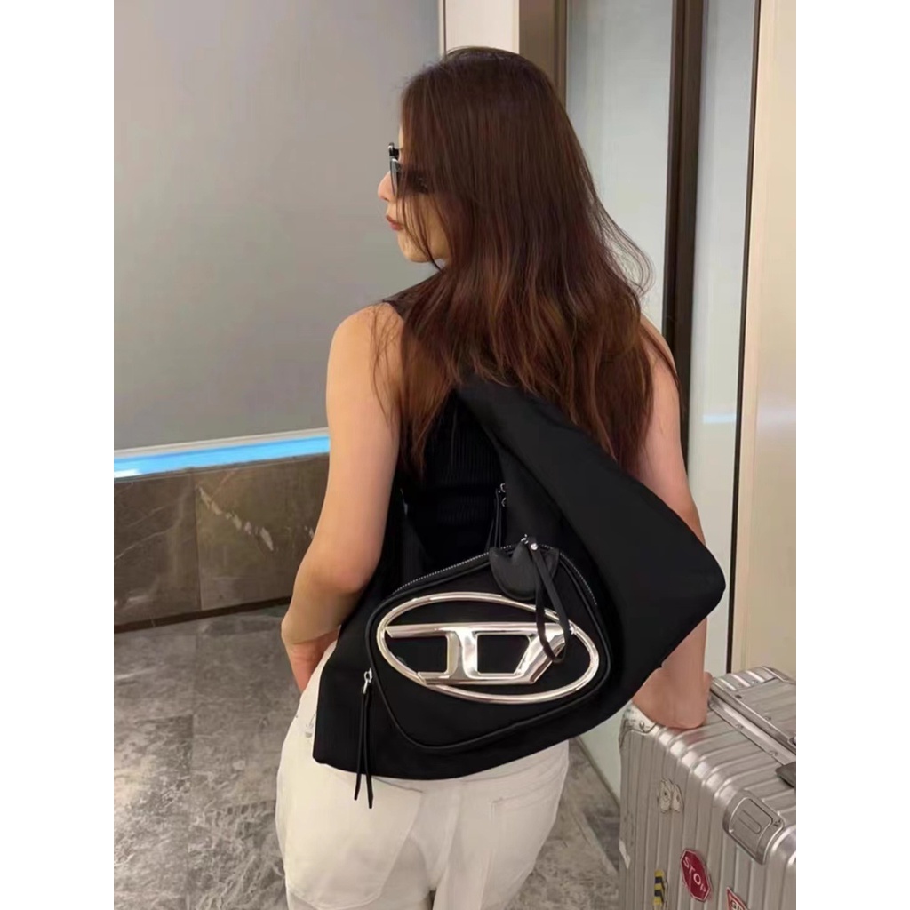 Túi Tote Đeo Vai Vải Canvas Ni Lông Cỡ Lớn Thiết Kế Dễ Thương