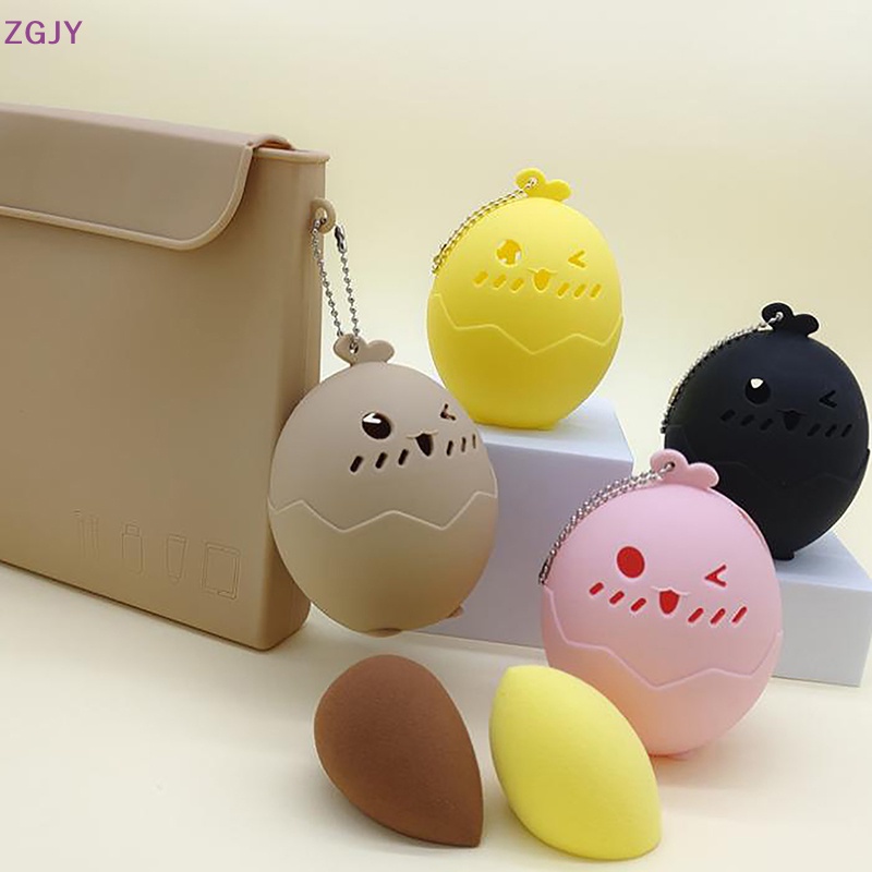 Hộp Đựng Mút Trang Điểm Silicone Tiện Dụng Khi Đi Du Lịch Mới