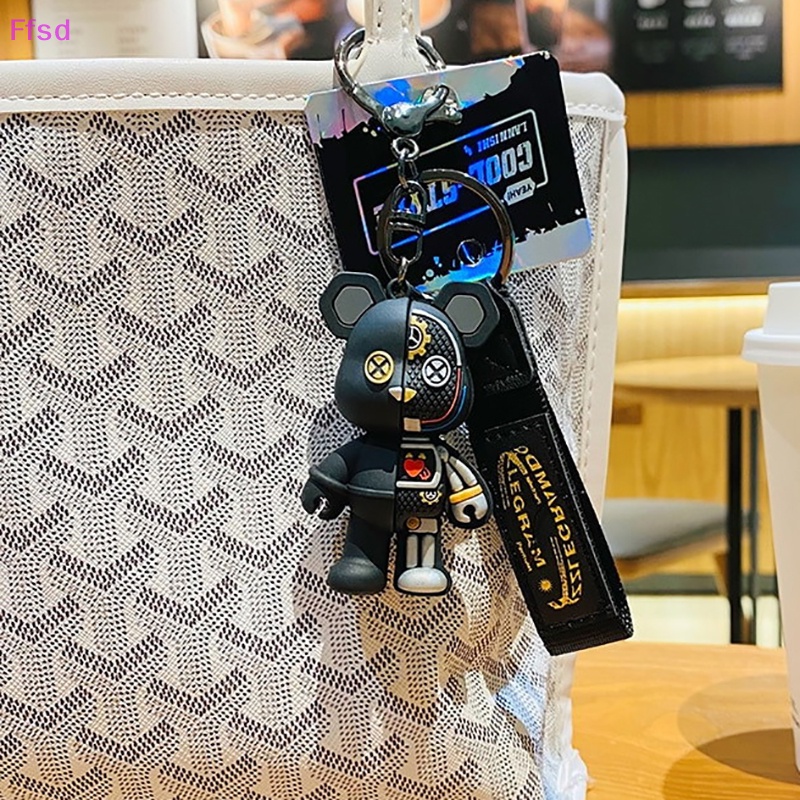 {Ffsd} Móc Khóa Da Hình Gấu Cơ Khí Cho Nam Và Nữ