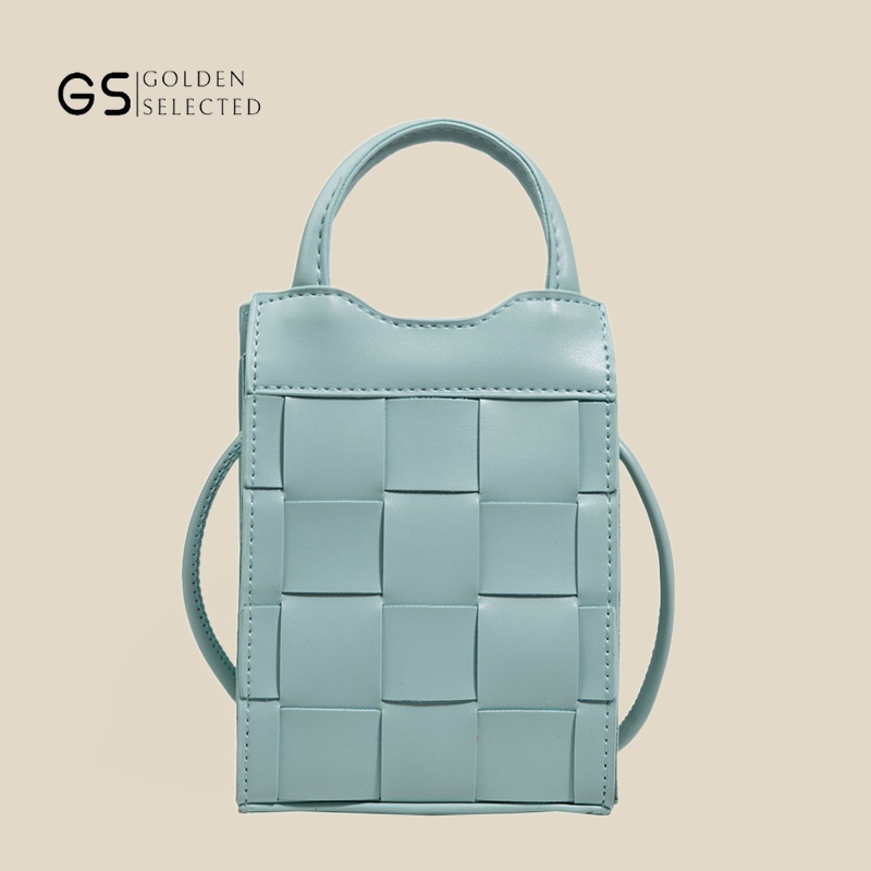 Túi Đeo Vai Đựng Điện Thoại / Chìa Khóa / Son Môi Hình Vuông Nhỏ Gọn Tiện Lợi Dành Cho Nữ