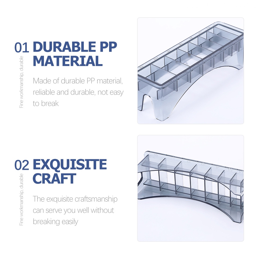 Hộp Nhựa Pp 22x6.5cm Đựng Lược / Kéo Điện Tiện Dụng