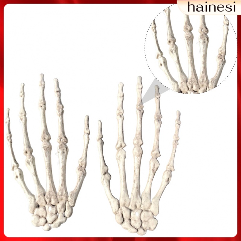 Set 2 Kẹp Tóc Hình Xương Bàn Tay Độc Đáo Cho Nữ