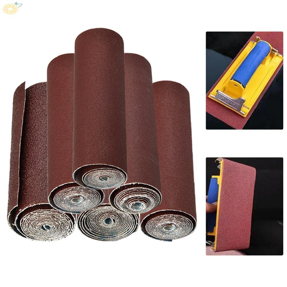 【VARSTR】Sandpaper Roll 80/120/180/240/320/600 Grits Polishing Tools Emery Cloth Roll