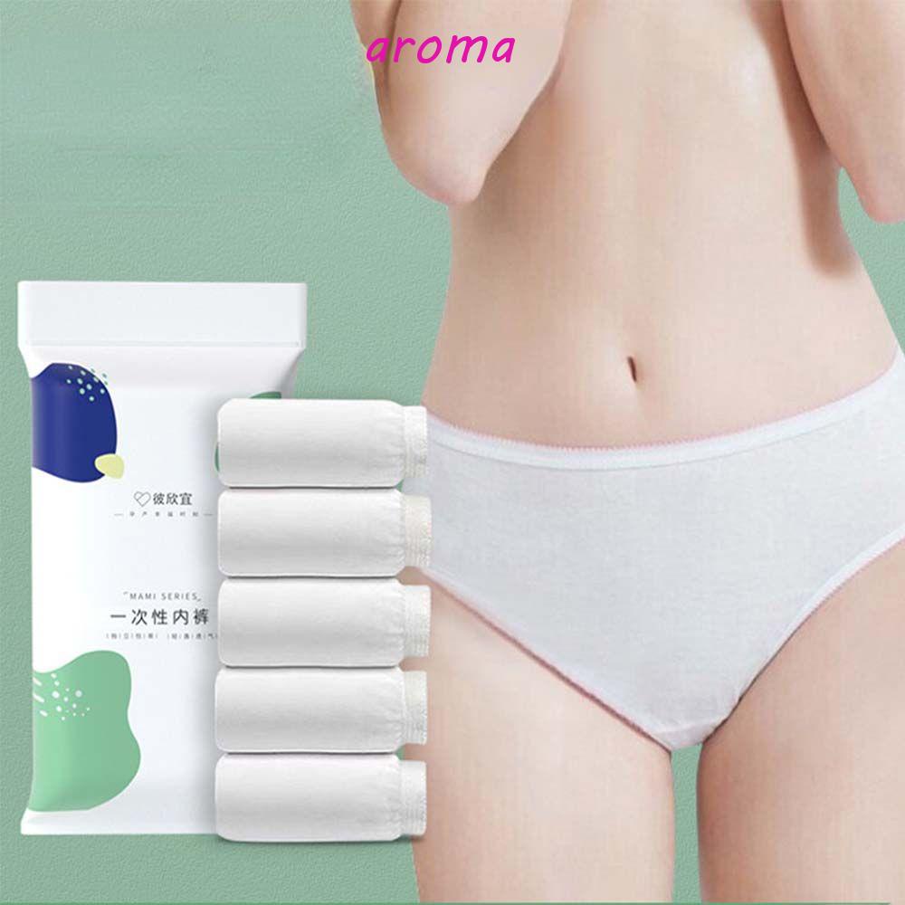 Set 5 Quần Lót cotton Tinh Khiết Khử Trùng Cho Phụ Nữ Mang Thai