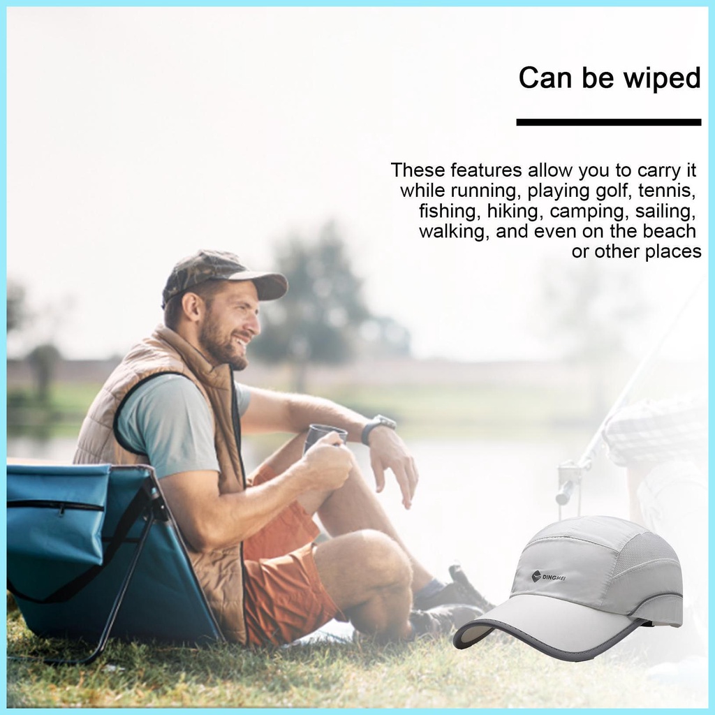 Mũ Lưỡi Trai Phối Lưới Siêu Mỏng Thoáng Khí Thời Trang Mùa Hè Cho Nam